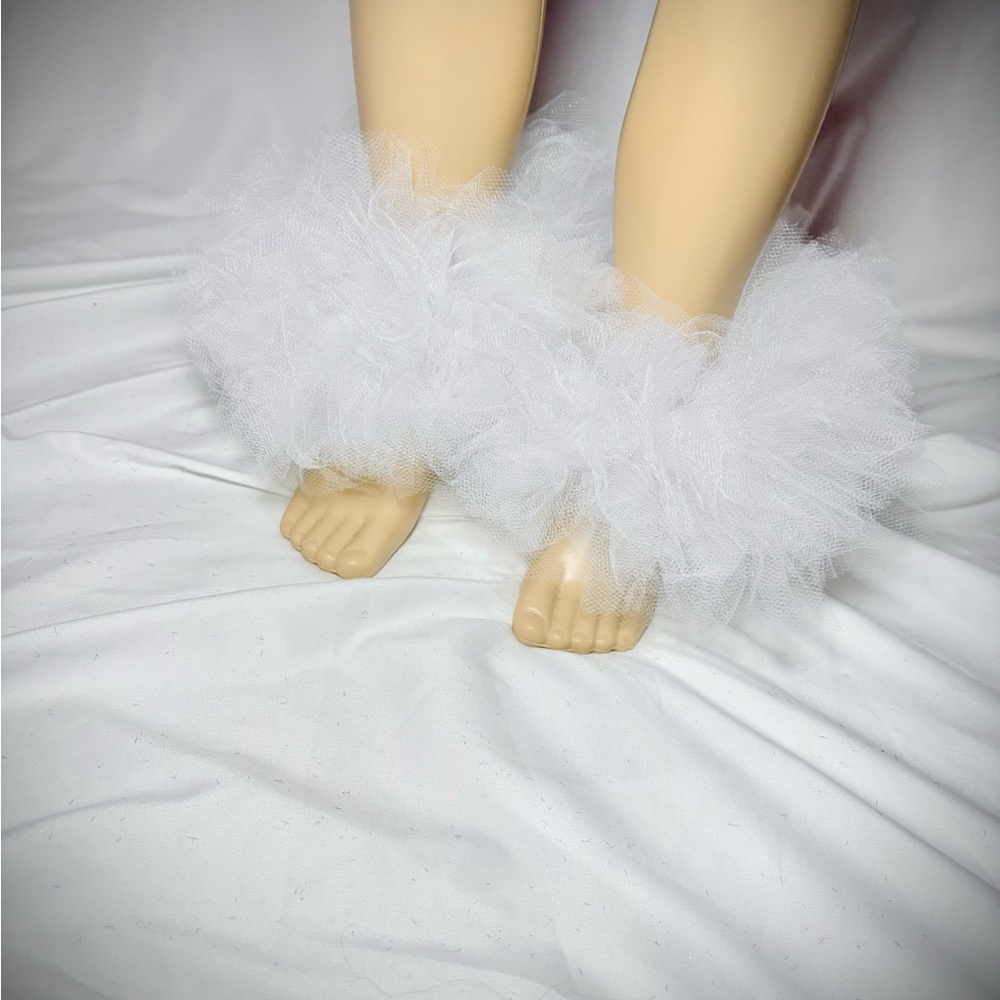 White TuTu Ankles